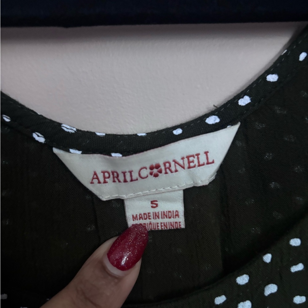 APRIL CORNELL | polka dot dress | size small - Picture 6 of 6